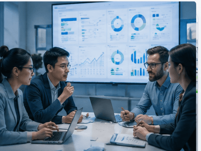 ProjectCenter+ AI search workspace for customer service project files